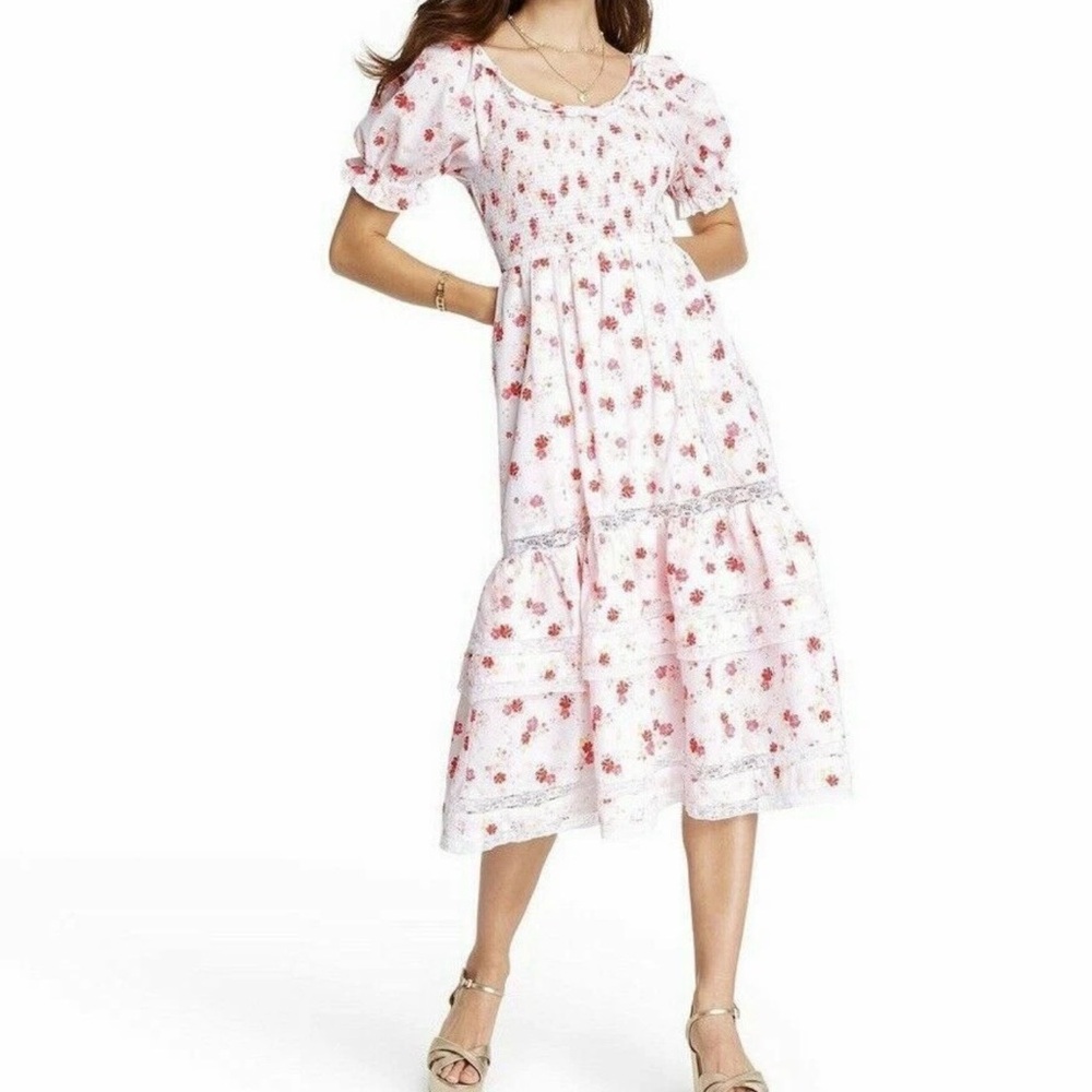 Love shack fancy for Target  Floral Dress Size M